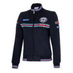 SPA013033MRBM Sparco Martini Racing Full Zip Sweatshirt Lady - Navy Blue