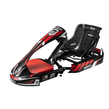 Grand Prix Racewear go-kart with racing seat and safety features for competitive karting.