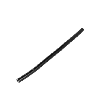Black racing hose pipe for Grand Prix racewear, 10mm diameter, flexible and durable for motorsport applications.