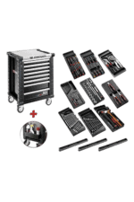 Facom 8 Dr. Roll Cab With Tools, Black Spotlightjet8mg