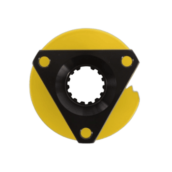 Yellow and black racing gear component from Grand Prix Racewear for motorsport safety and performance.