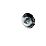 Close-up of a black and silver racing wheel with the brand 'Sile' and model number FIA 8859-2010, used in motorsport competitions.