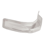 Clear racing helmet visor for Grand Prix racewear, designed for optimal visibility and safety in motorsport events.