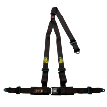 Grand Prix Racewear racing harness with adjustable straps and quick-release buckle for motorsport safety.