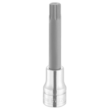 Facom SV.LB 1/2 drive long-reach XZN spline bit socket for automotive and mechanical use.