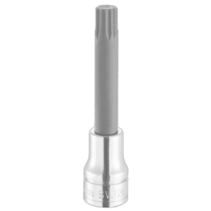 Facom SV.LB 1/2 drive long-reach XZN spline bit socket for automotive and mechanical use.