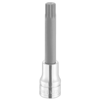 Facom SV.LB 1/2 drive long-reach XZN spline bit socket for automotive and mechanical use.