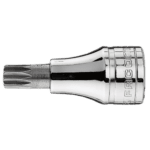 Facom SV.B 1/2 drive XZN spline bit socket for automotive and mechanical use, high-quality chrome finish.