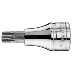 Facom SV.B 1/2 drive XZN spline bit socket for automotive and mechanical use, high-quality chrome finish.