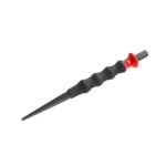 Facom sheathed punch tool with ergonomic grip and pointed tip for precise punching tasks.