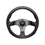 Momo Steering Wheel Team - Black Leather