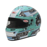 Bell RS7 PRO Stamina Helmet (Hans) - Anthracite/Aquamarine