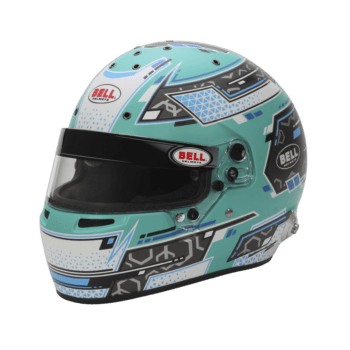 Bell RS7 PRO Stamina Helmet (Hans) - Anthracite/Aquamarine