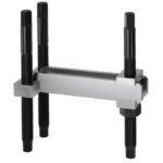 Grand Prix Racewear beam for pullers U.28 and U.51B U.30, heavy-duty tool support with four adjustable legs and a sturdy metal frame.