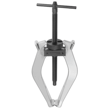 Facom U.301 self-gripping outside puller with wide legs for precise bearing removal.