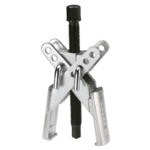 Facom U.35 puller with wide legs, used for automotive and mechanical repairs, featuring a sturdy design and adjustable screw for precise pulling tasks.