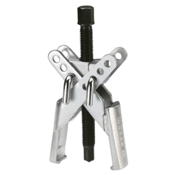 Facom U.35 puller with wide legs, used for automotive and mechanical repairs, featuring a sturdy design and adjustable screw for precise pulling tasks.