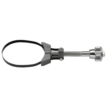 Facom adjustable oil-filter wrench for cars, featuring a metal handle and adjustable grip for easy removal of oil filters.