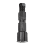 Heavy-duty black clamp for inside grip, suitable for industrial applications, with textured grip and adjustable features.