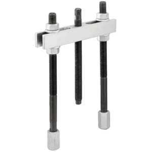 Precision tapping beam U.53K3 for industrial applications, featuring three threaded rods and a sturdy metal frame.