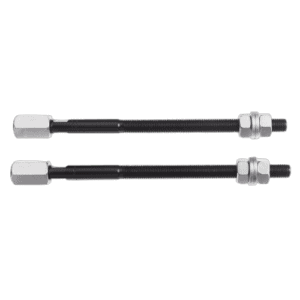 Pair of spare tie rods for beam U.53R2L, used in racing and industrial applications.
