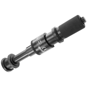 Close-up of a Facom mechanical body U.89M2, precision tool with black and metallic finish, used in mechanical work.