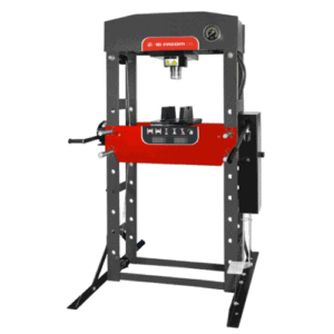 Facom 50-ton hydraulic press W.450 for industrial and automotive applications, featuring a sturdy frame and precise control panel.