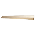 Wooden wedge tool used for mechanical or industrial purposes, with a smooth finish and tapered shape.