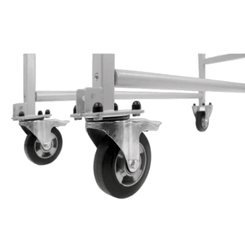 B-G Racing Wheel and Tyre Trolley Aluminium Wheel Set With Carriers