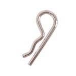 Stainless steel racing hook used in Grand Prix racewear for secure fastening and safety.