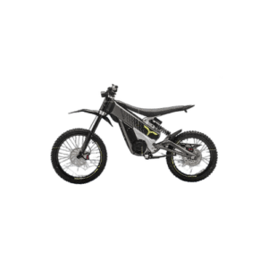Electric dirt bike from Grand Prix Racewear with high-performance features and durable design for off-road racing.
