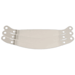 Set of three white racing masks with eye and nose cutouts, designed for motorsport safety, from Grand Prix Racewear.