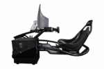High-quality racing simulator seat with advanced controls for immersive motorsport experience, ideal for professional and amateur racers.