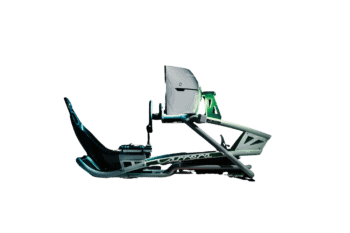 High-performance Grand Prix racewear sled for competitive luge racing, featuring aerodynamic design and safety features for professional athletes.