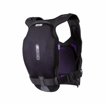 Protective racing back protector vest for motorsport safety, featuring adjustable straps and lightweight design, ideal for karting, motorcycle, and car racing.
