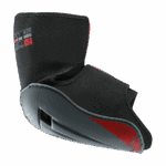 High-performance racing boot with neoprene ankle support, designed for motorsport safety and comfort, featuring advanced grip and protection for race drivers.