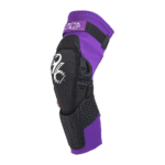 Protective motocross knee pad with adjustable straps, designed for racing and off-road riding, featuring durable materials and ergonomic fit for maximum safety and comfort.