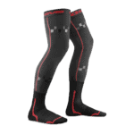 EVS TUG Fusion Knee Brace Liner Sock Combo - Black Red