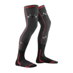 EVS TUG Fusion Knee Brace Liner Sock Combo - Black Red