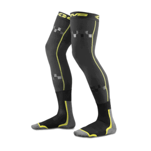EVS TUG Fusion Knee Brace Liner Sock Combo - Black Yellow