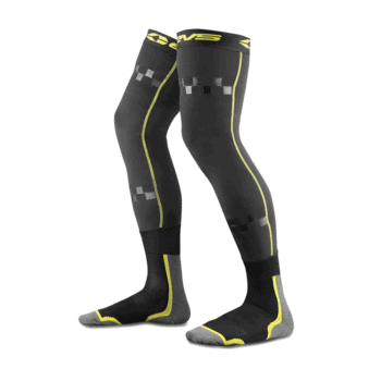 EVS TUG Fusion Knee Brace Liner Sock Combo - Black Yellow