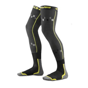 EVS TUG Fusion Knee Brace Liner Sock Combo - Black Yellow