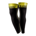 EVS TUG Knee Brace Sleeves - Black - Hiv Vis Yellow