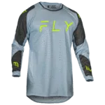 FLY Racing Evo 2024 DST Jersey - Grey - Charcoal - Front