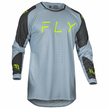 FLY Racing Evo 2024 DST Jersey - Grey - Charcoal - Front