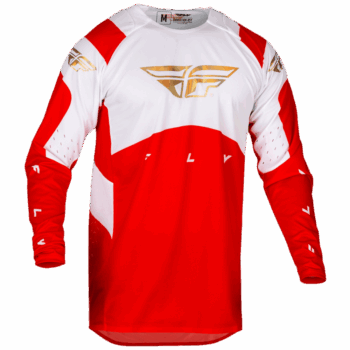 FLY Racing Evo 2024 DST Jersey - Red - White - Red Iridium - Front