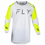FLY Racing Evo 2024 DST Jersey - White - Hi Vis - Front