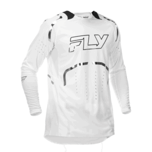 FLY Racing Evo DST LE Flash Jersey - White Silver - Front