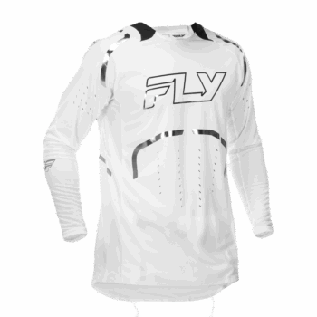FLY Racing Evo DST LE Flash Jersey - White Silver - Front