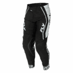 Fly Racing Evolution 2026 DST DBK Trousers for motocross, black with white accents, designed for durability and comfort.